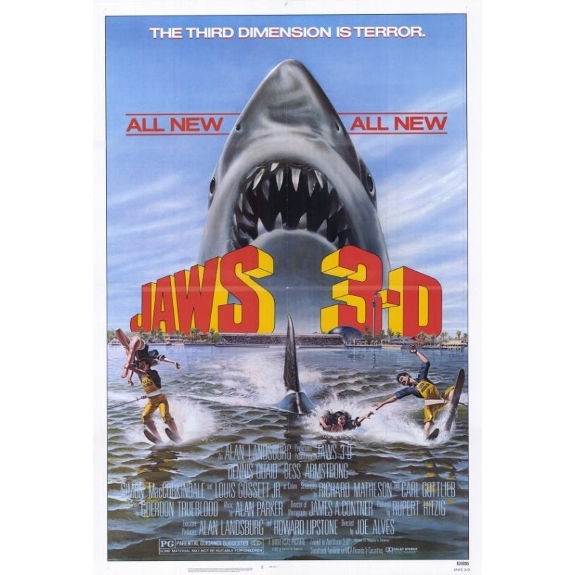 Jaws 3 Movie Poster Print (27 x 40) - Item MOVEF6414 Image 1