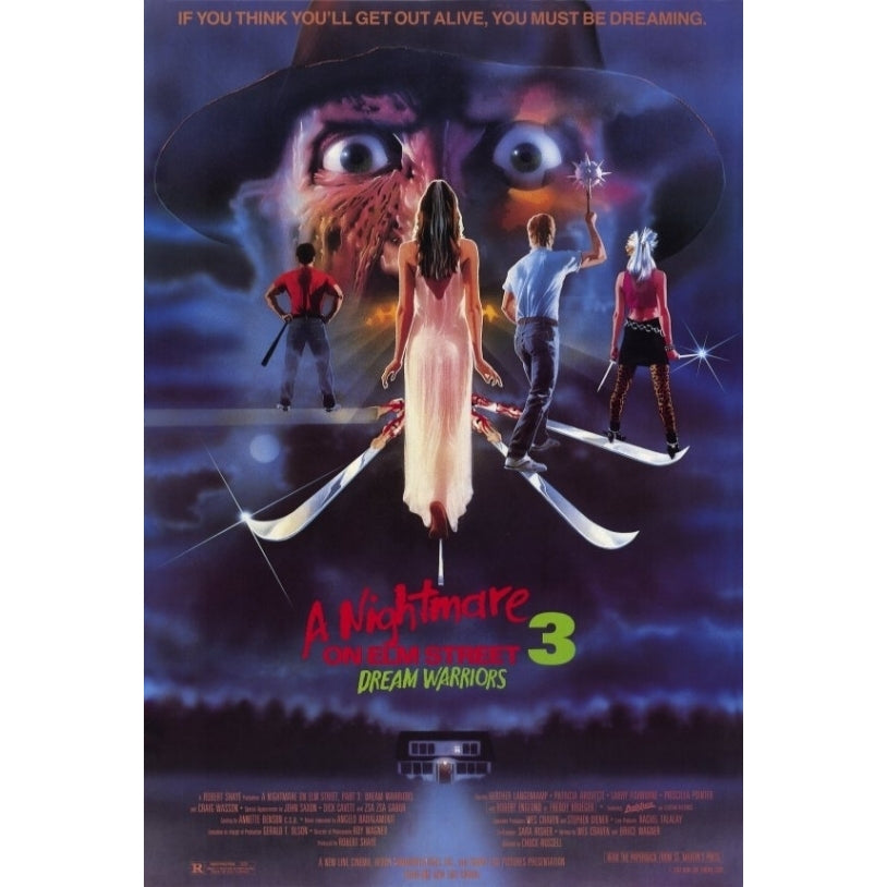 A Nightmare on Elm Street 3: Dream Warriors Movie Poster Print (27 x 40) - Item MOVEF6415 Image 1