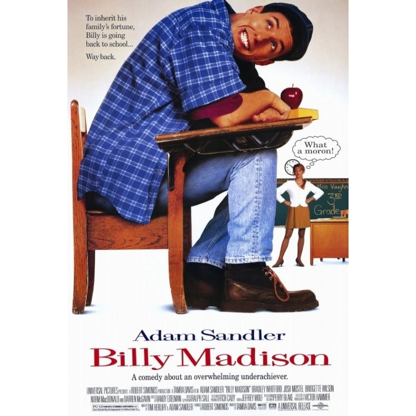 Billy Madison Movie Poster Print (27 x 40) - Item MOVEF6422 Image 1