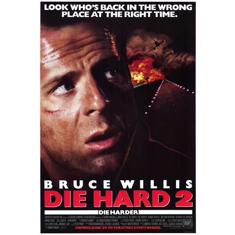 Die Hard 2: Die Harder Movie Poster Print (27 x 40) - Item MOVEF6448 Image 1