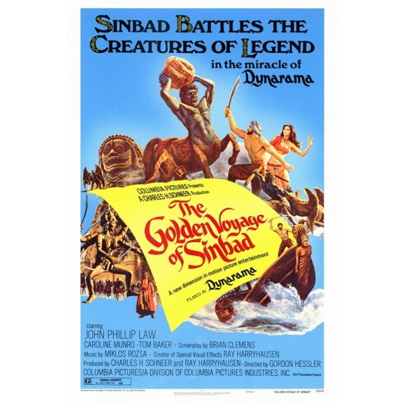 The Golden Voyage of Sinbad Movie Poster Print (27 x 40) - Item MOVEF7183 Image 1