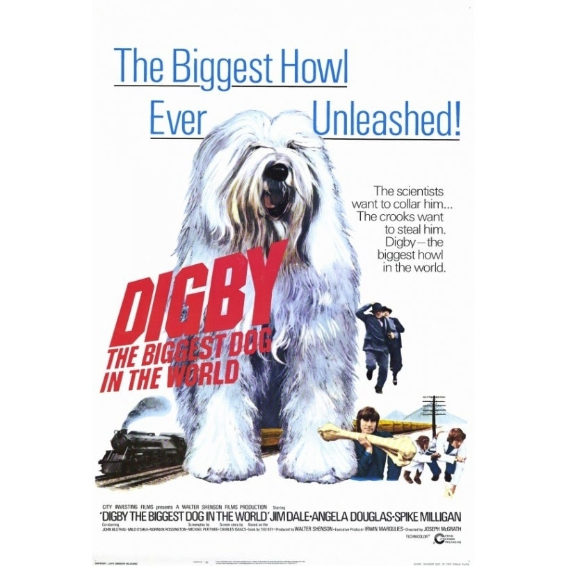 Digby the Biggest Dog in the World Movie Poster Print (27 x 40) - Item MOVEF7420 Image 1