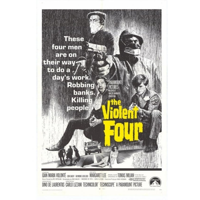 The Violent Four Movie Poster (11 x 17) - Item MOVEF8205 Image 1