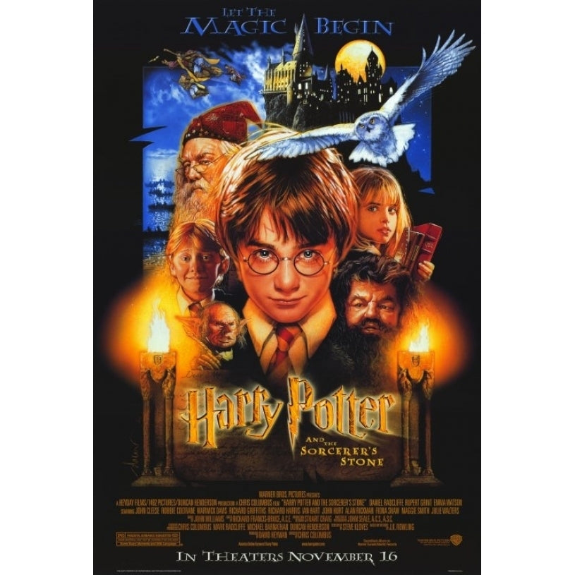 Harry Potter and the Sorcerers Stone Movie Poster Print (27 x 40) - Item MOVEF8306 Image 1