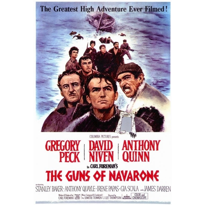 The Guns of Navarone Movie Poster Print (27 x 40) - Item MOVEF8314 Image 1