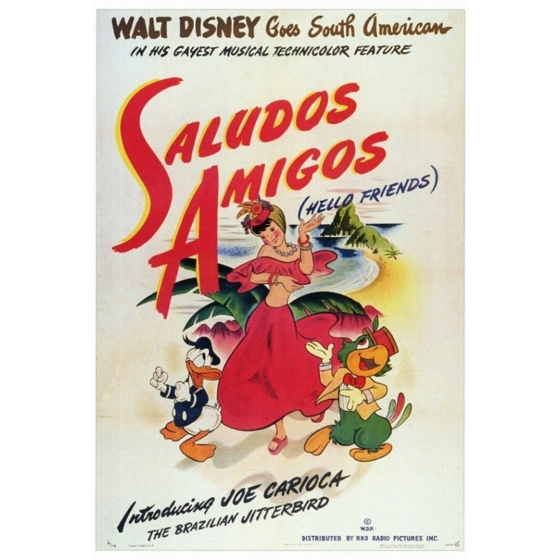 Saludos Amigos Movie Poster Print (27 x 40) - Item MOVEF8339 Image 1