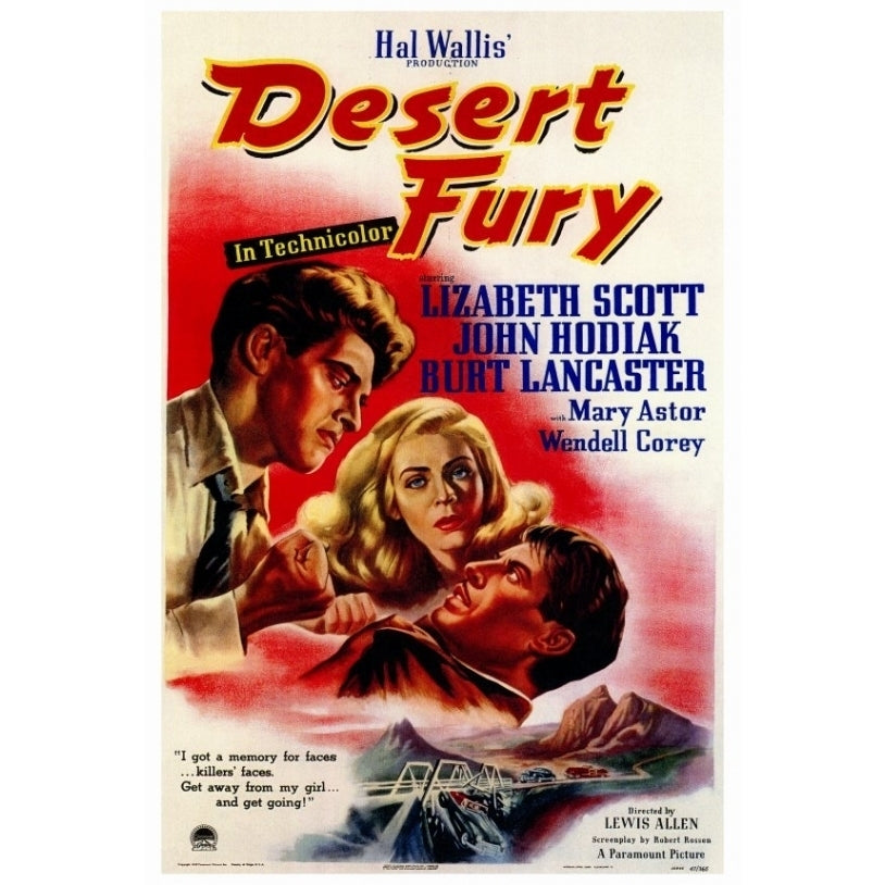 Desert Fury Movie Poster Print (27 x 40) - Item MOVEF9179 Image 1