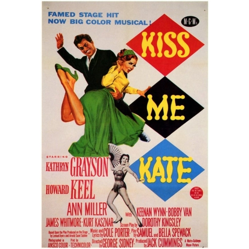 Kiss Me Kate Movie Poster Print (27 x 40) - Item MOVEF9290 Image 1