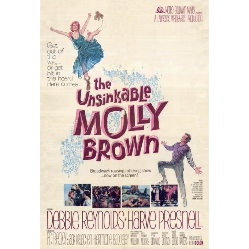 The Unsinkable Molly Brown Movie Poster Print (27 x 40) - Item MOVEF9302 Image 1