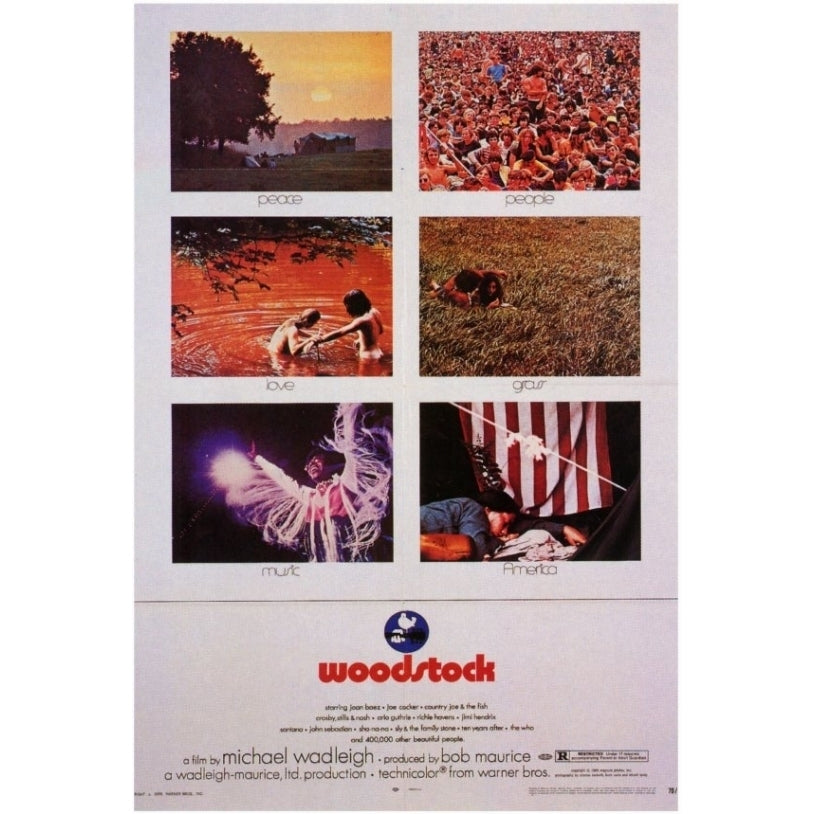 Woodstock Movie Poster Print (27 x 40) - Item MOVEF9316 Image 1