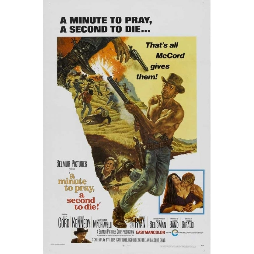 A Minute to Pray a Second to Die Movie Poster Print (27 x 40) - Item MOVEF9429 Image 1