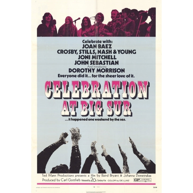 Celebration at Big Sur Movie Poster Print (27 x 40) - Item MOVEH2719 Image 1