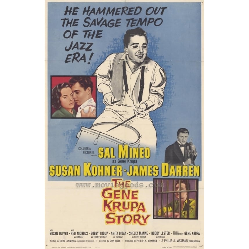 The Gene Krupa Story Movie Poster Print (27 x 40) - Item MOVEH3229 Image 1