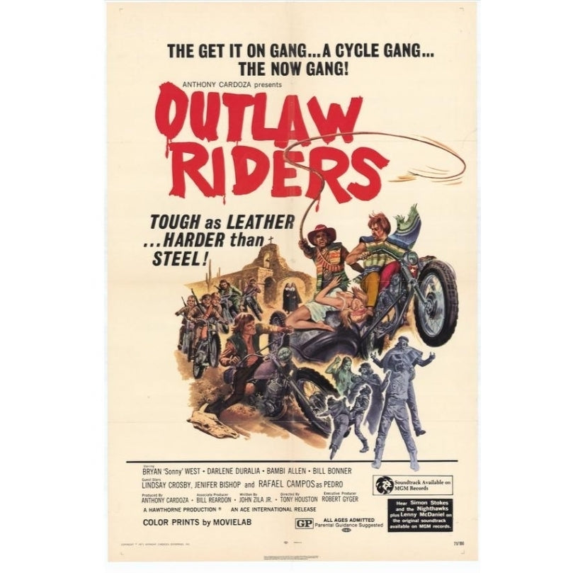 Outlaw Riders Movie Poster Print (27 x 40) - Item MOVEH6272 Image 1