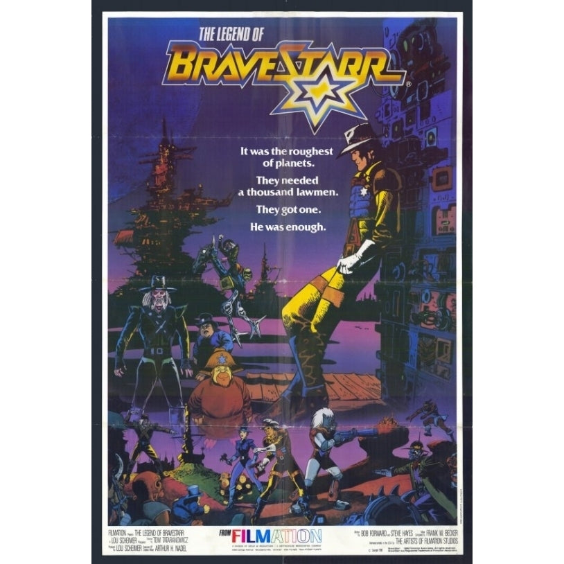 The Legend of BraveStarr Movie Poster Print (27 x 40) - Item MOVEH6677 Image 1