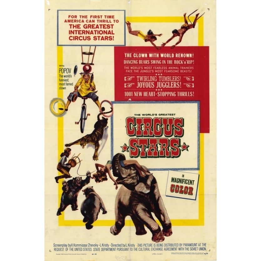 Circus Stars Movie Poster Print (27 x 40) - Item MOVEH7082 Image 1