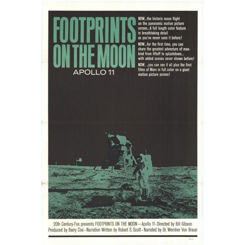 Footprints on the Moon: Apollo 11 Movie Poster Print (27 x 40) - Item MOVEH7707 Image 1