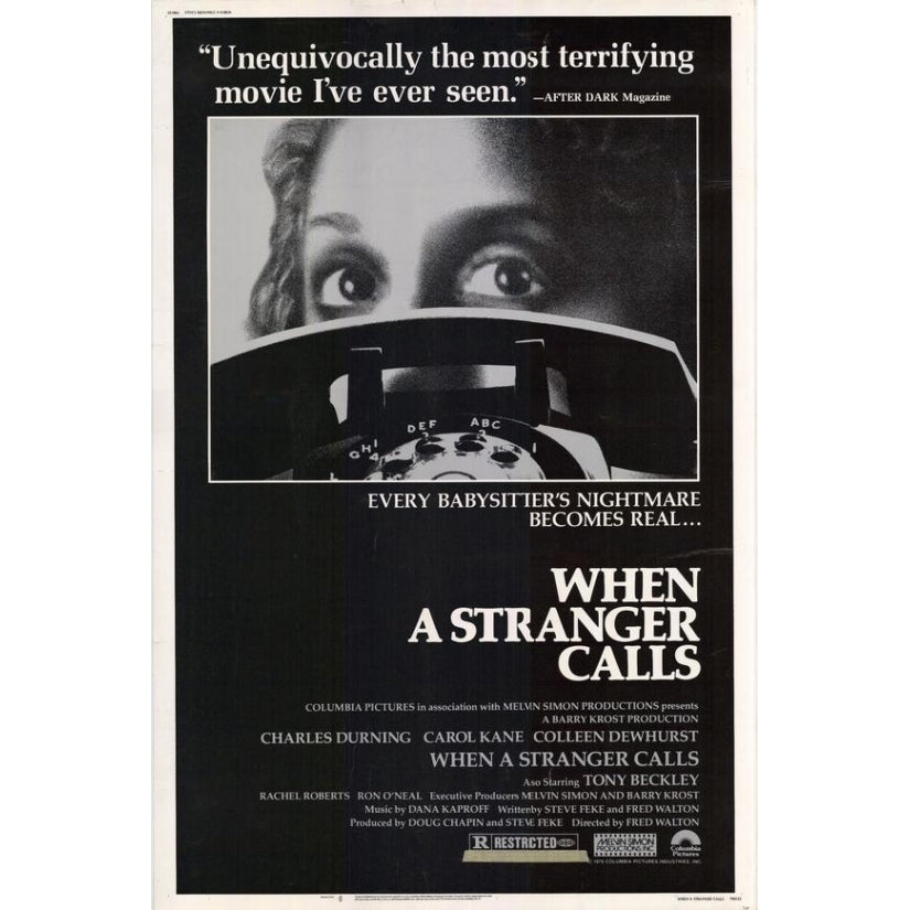 When a Stranger Calls Movie Poster Print (27 x 40) - Item MOVEH8306 Image 1