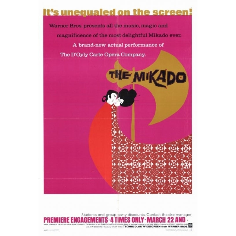 The Mikado Movie Poster Print (27 x 40) - Item MOVEH9263 Image 1