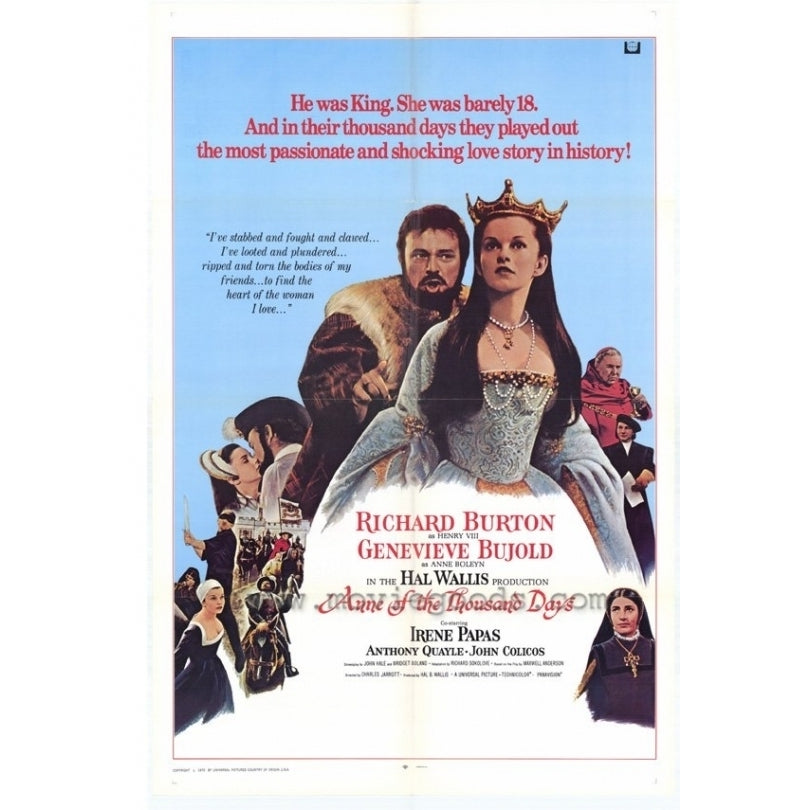 Anne of the Thousand Days Movie Poster Print (27 x 40) - Item MOVEH9306 Image 1