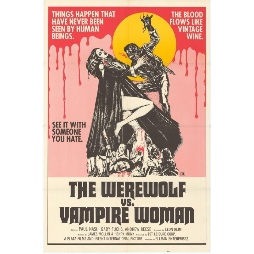 Werewolf vs. the Vampire Women Movie Poster Print (27 x 40) - Item MOVEI1214 Image 1