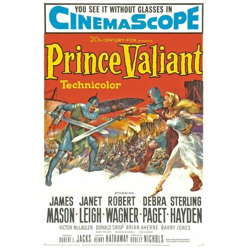 Prince Valiant Movie Poster (11 x 17) - Item MOVEI1717 Image 1