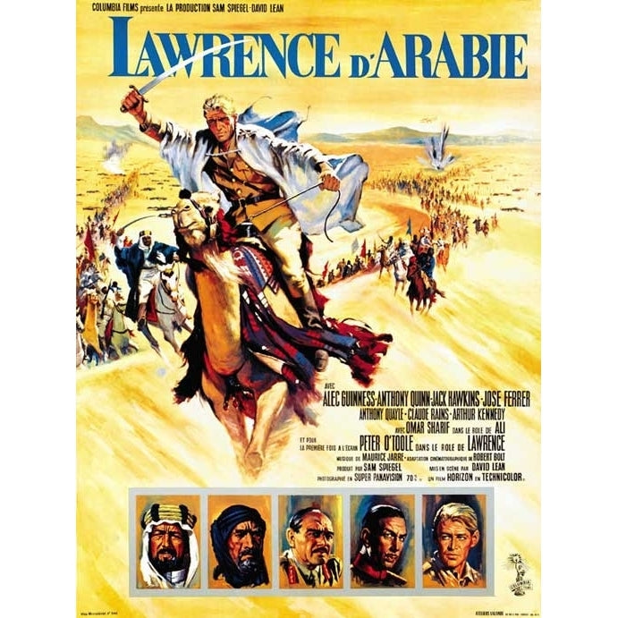 Lawrence of Arabia Movie Poster Print (27 x 40) - Item MOVEI3383 Image 1