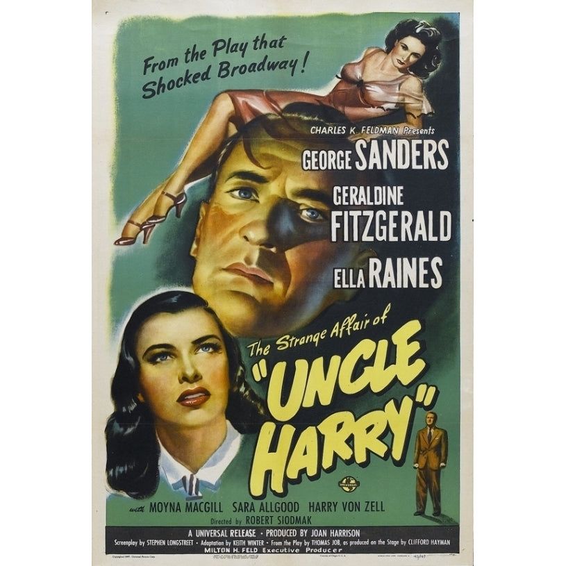 The Strange Affair of Uncle Harry Movie Poster (11 x 17) - Item MOVEI8352 Image 1