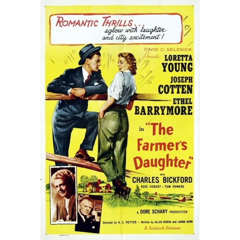 The Farmers Daughter Movie Poster (11 x 17) - Item MOVEJ1178 Image 1