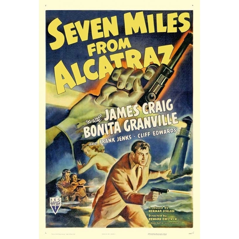 Seven Miles from Alcatraz Movie Poster (11 x 17) - Item MOVEJ1211 Image 1