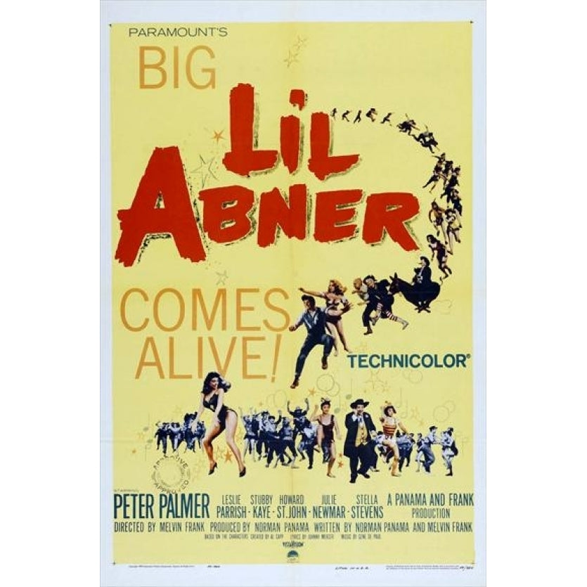 Lil Abner Movie Poster (11 x 17) - Item MOVEJ1221 Image 1