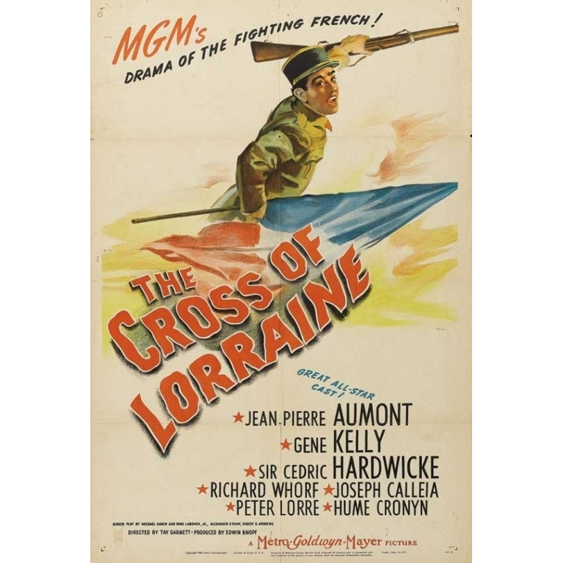 The Cross of Lorraine Movie Poster (11 x 17) - Item MOVEJ3162 Image 1