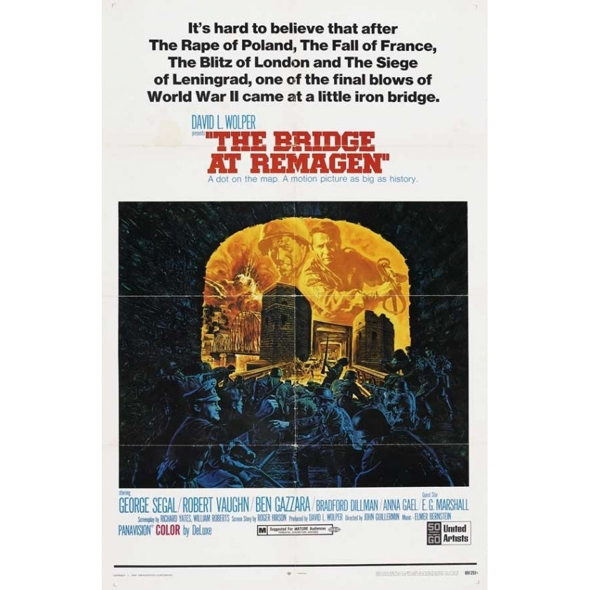 The Bridge at Remagen Movie Poster (11 x 17) - Item MOVEJ3276 Image 1