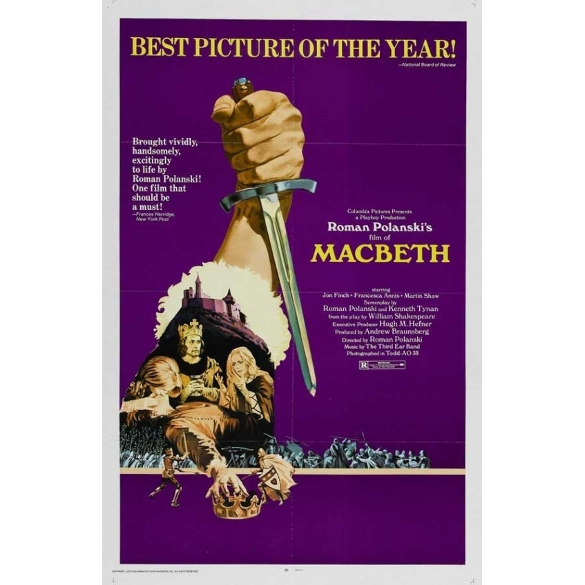 The Tragedy of Macbeth Movie Poster Print (27 x 40) - Item MOVEJ4282 Image 1