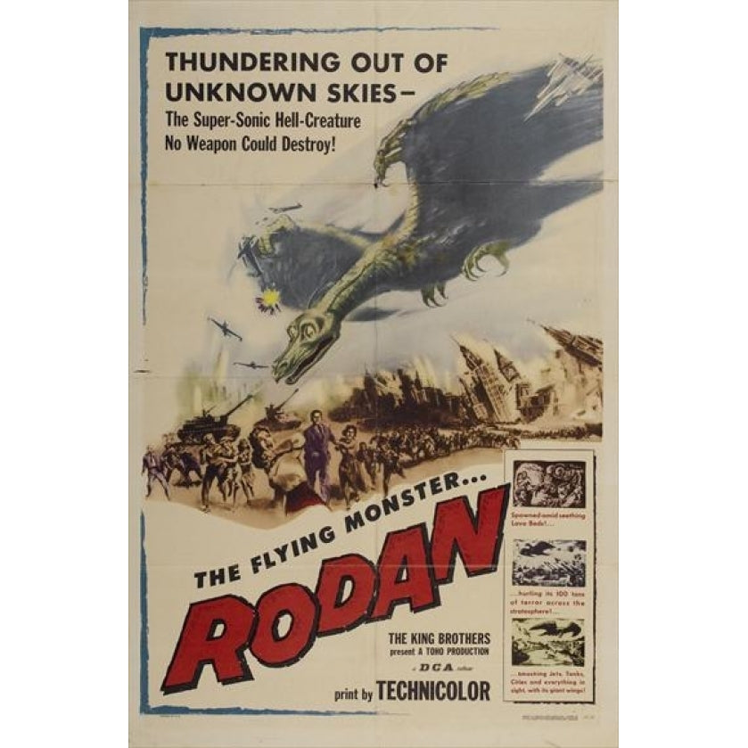 Rodan The Flying Monster Movie Poster (11 x 17) - Item MOVEJ4226 Image 1