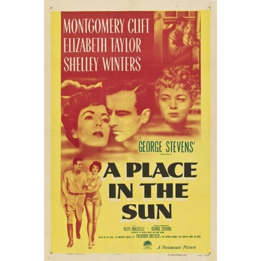 A Place in the Sun Movie Poster Print (27 x 40) - Item MOVEJ7058 Image 1