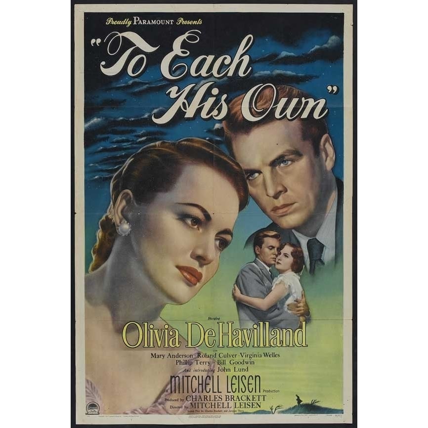 To Each His Own Movie Poster Print (11 x 17) - Item MOVEJ9165 Image 1