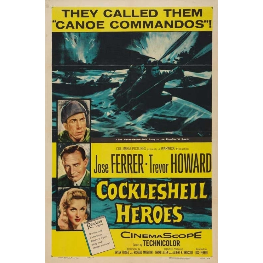 The Cockleshell Heroes Movie Poster Print (27 x 40) - Item MOVGB05053 Image 1