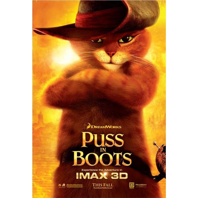 Puss in Boots Movie Poster Print (11 x 17) - Item MOVGB06964 Image 1