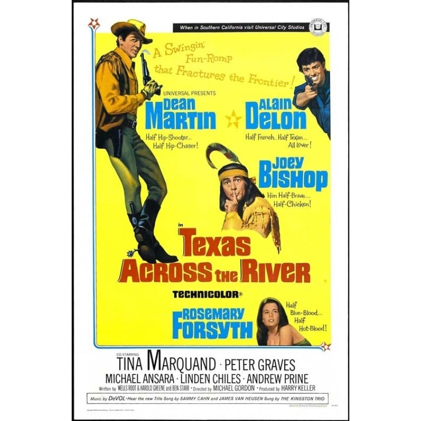 Texas across the River Movie Poster (11 x 17) - Item MOVGB09814 Image 1