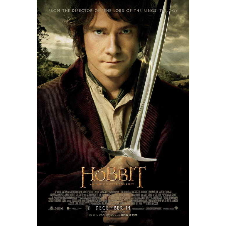 The Hobbit: An Unexpected Journey Movie Poster Print (27 x 40) - Item MOVGB10505 Image 1