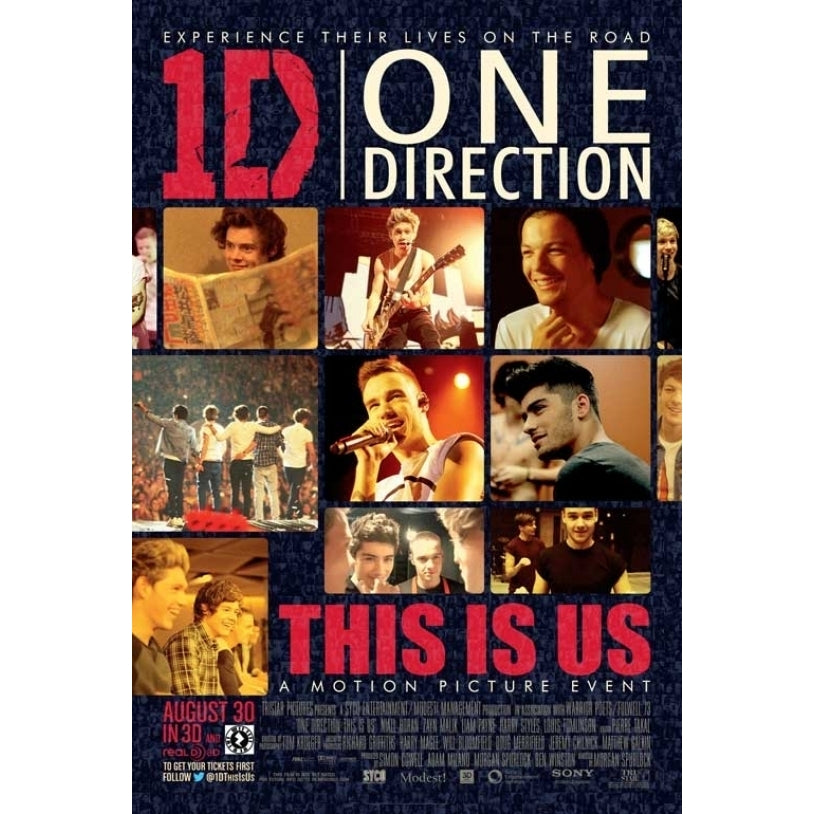 One Direction Movie Poster (11 x 17) - Item MOVGB35905 Image 1