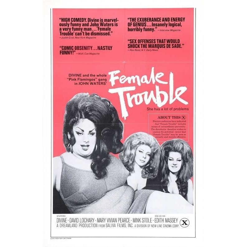 Female Trouble Movie Poster (11 x 17) - Item MOVGB51604 Image 1