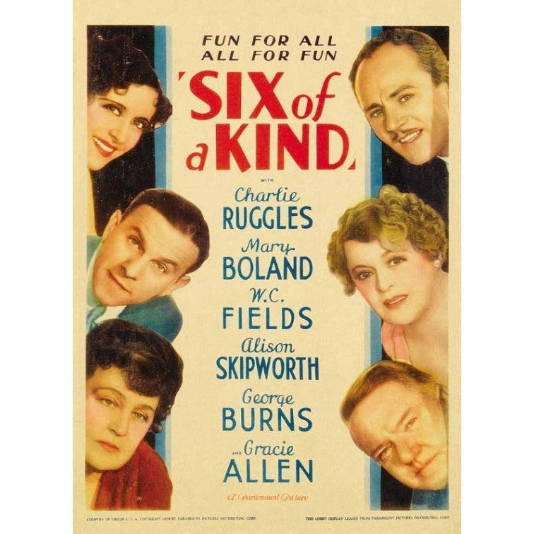 Six of a Kind Movie Poster Print (27 x 40) - Item MOVGB56260 Image 1