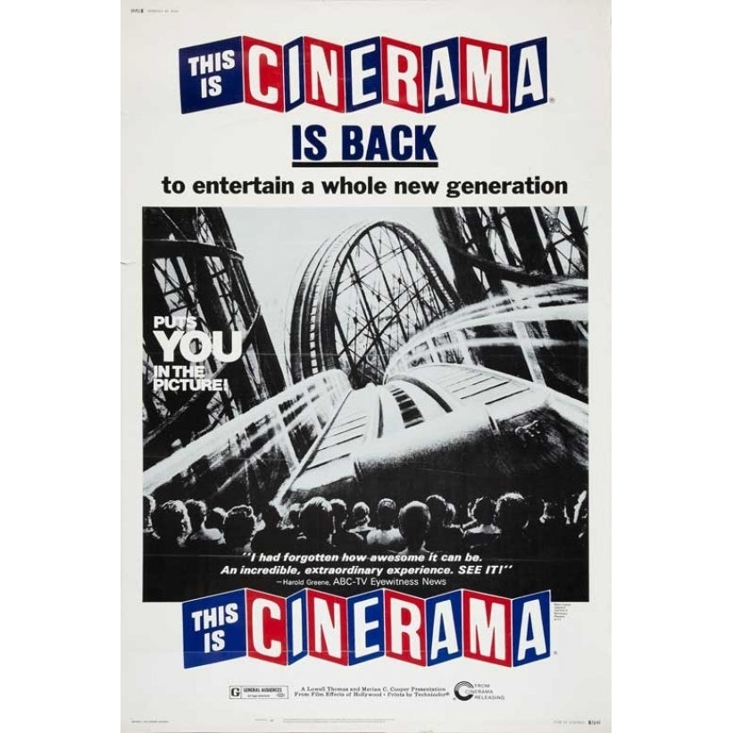 This is Cinerama Movie Poster (11 x 17) - Item MOVGB59143 Image 1