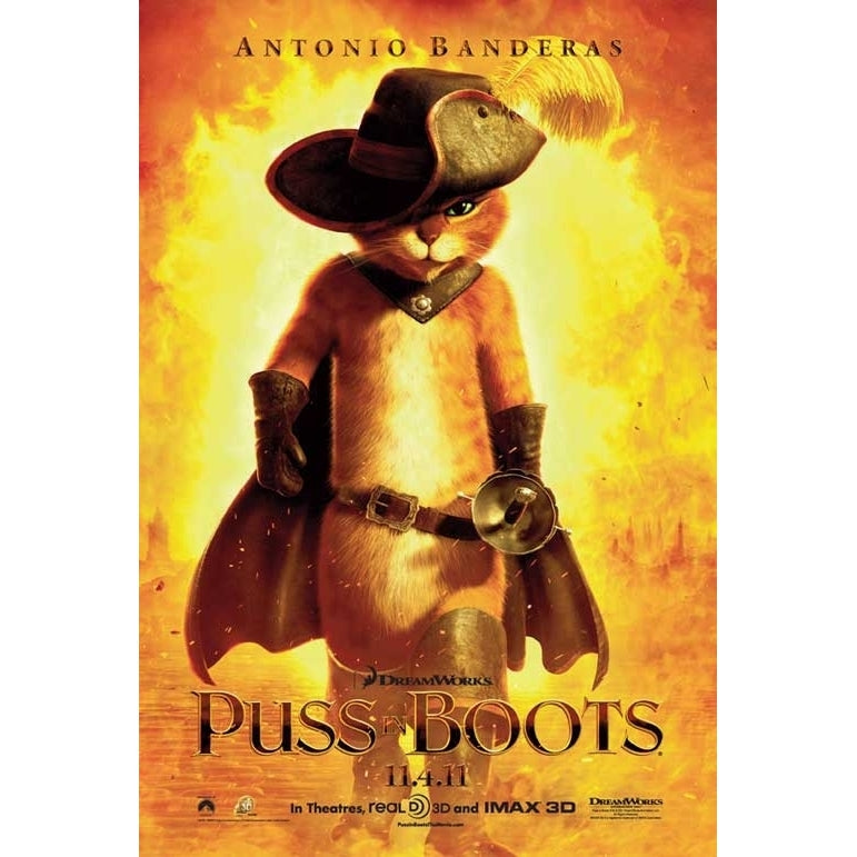 Puss in Boots Movie Poster Print (11 x 17) - Item MOVGB68824 Image 1