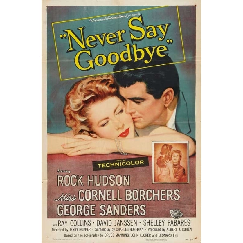 Never Say Goodbye Movie Poster Print (27 x 40) - Item MOVGB71183 Image 1