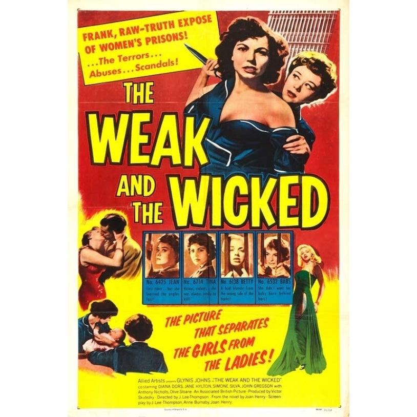 The Weak and the Wicked Movie Poster (27 x 40) - Item MOVGB71780 Image 1