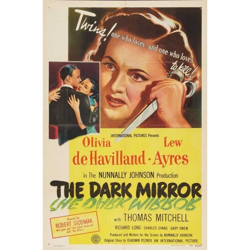 The Dark Mirror Movie Poster (11 x 17) - Item MOVGB71221 Image 1