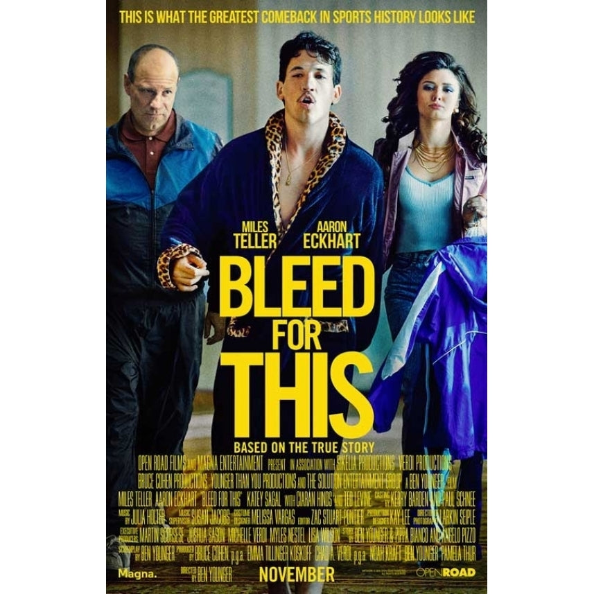 Bleed for This Movie Poster (11 x 17) - Item MOVGB85155 Image 1